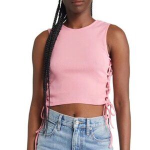 BDG Urban Outfitters Lattice Side Organic Cotton Tank